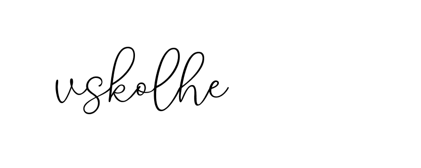 Signature of vskolhe