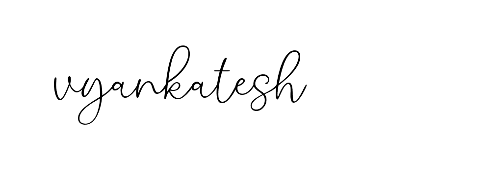 Signature of vyankatesh