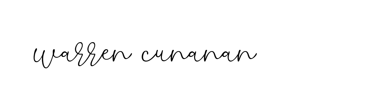 Signature of warren-cunanan