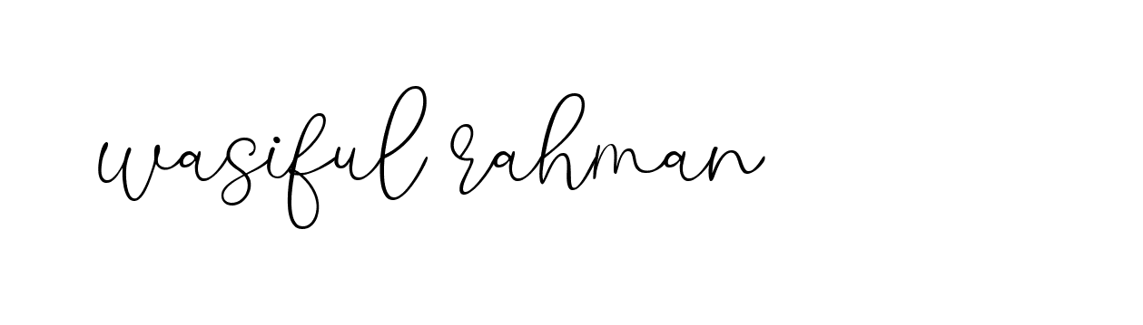 Signature of wasiful-rahman-