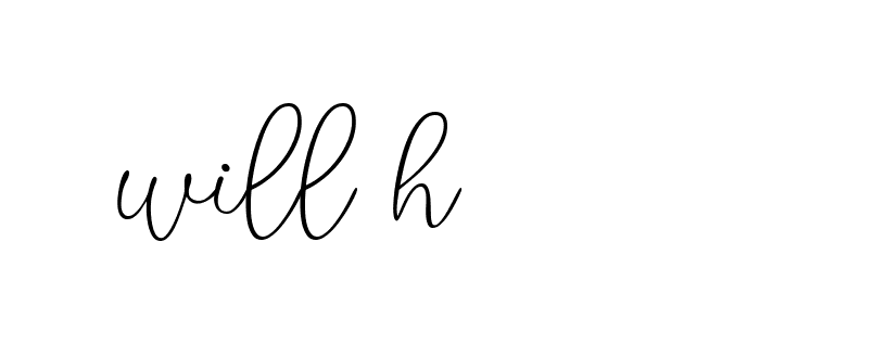 Signature of will-h