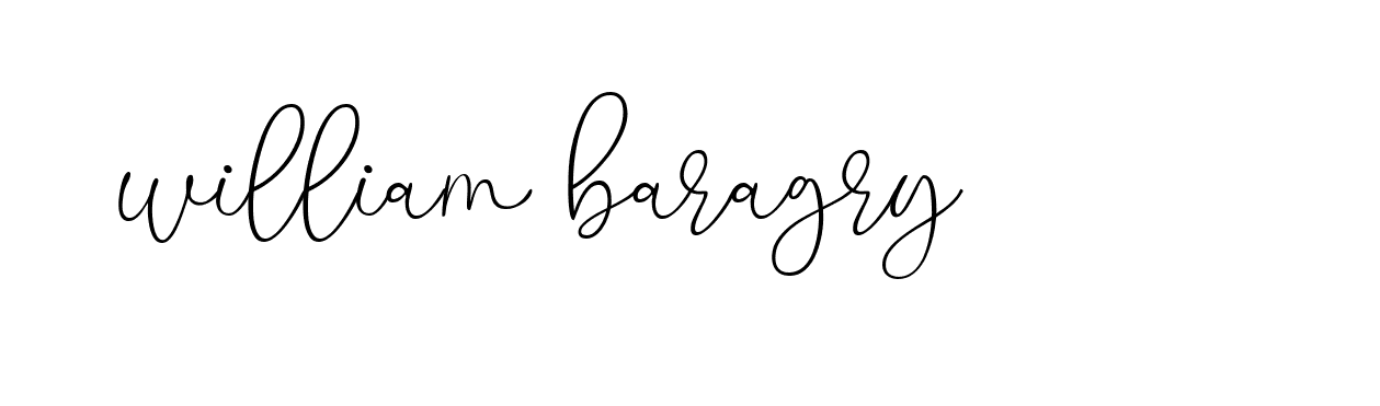 Signature of william-baragry