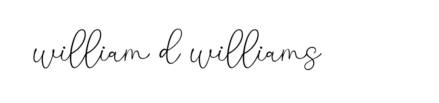 Signature of william-d-williams