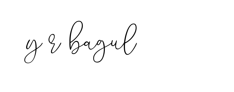 Signature of y-r-bagul