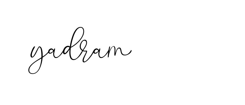 Signature of yadram