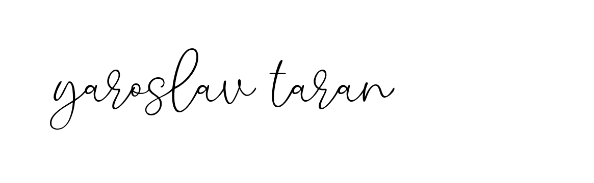 Signature of yaroslav-taran