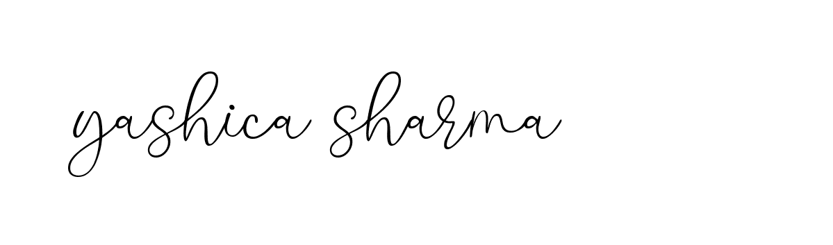 Signature of yashica-sharma