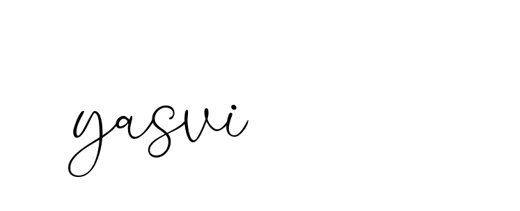 Signature of yasvi