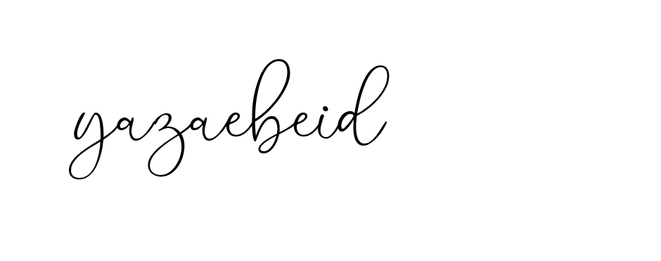 Signature of yazaebeid