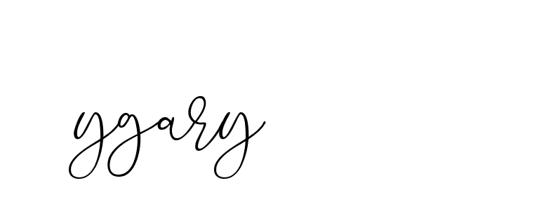 Signature of ygary