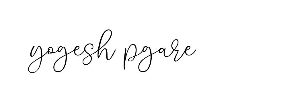 Signature of yogesh-pgare