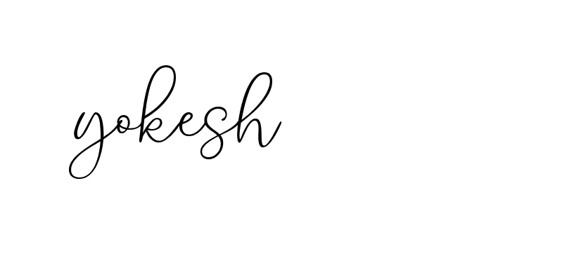 Signature of yokesh-