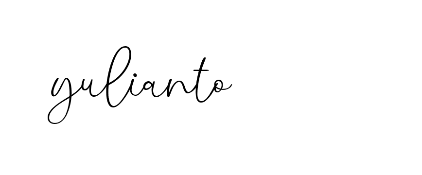 Signature of yulianto