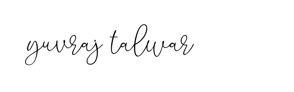 Signature of yuvraj-talwar