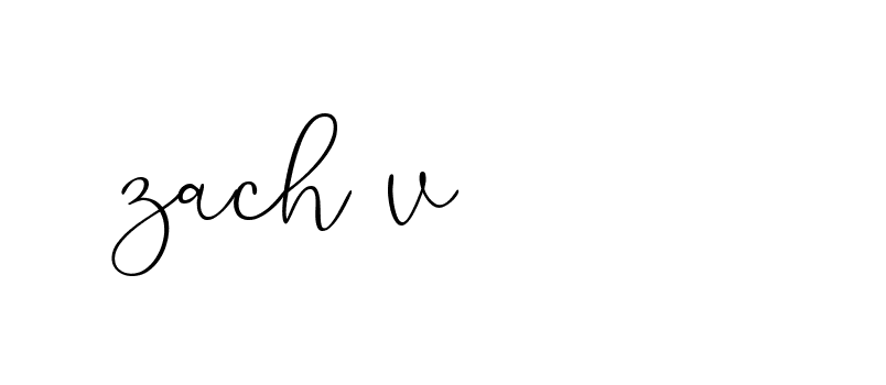 Signature of zach-v