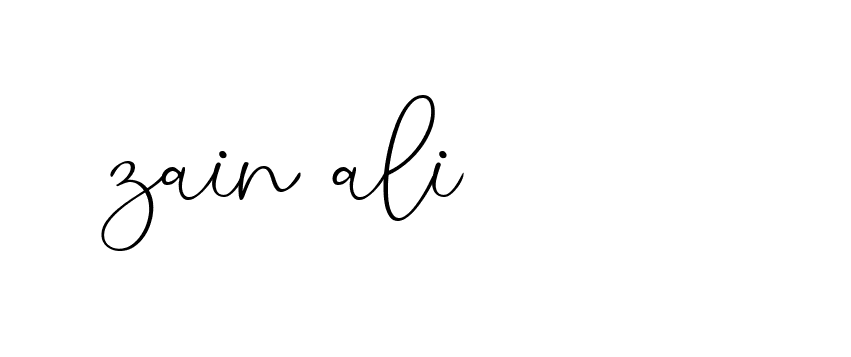 Signature of zain-ali