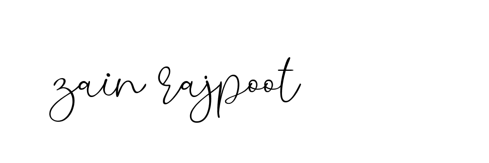 Signature of zain-rajpoot