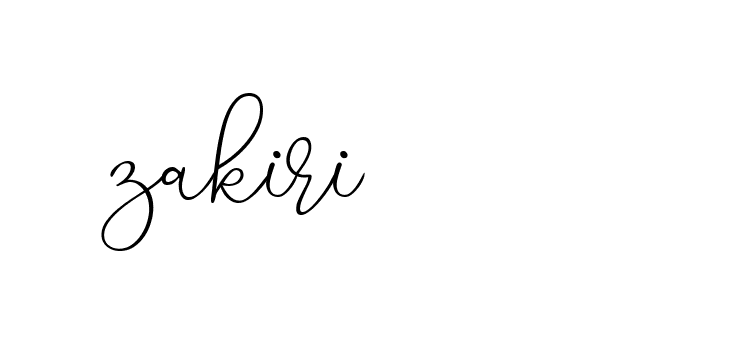 Signature of zakiri