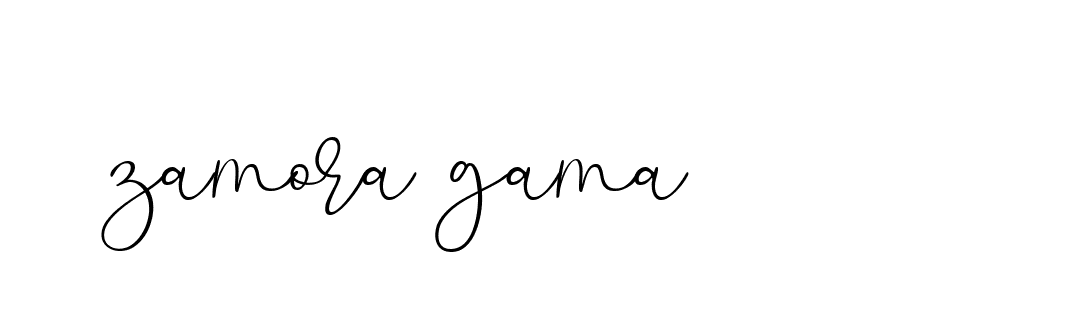 Signature of zamora-gama