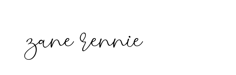 Signature of zane-rennie