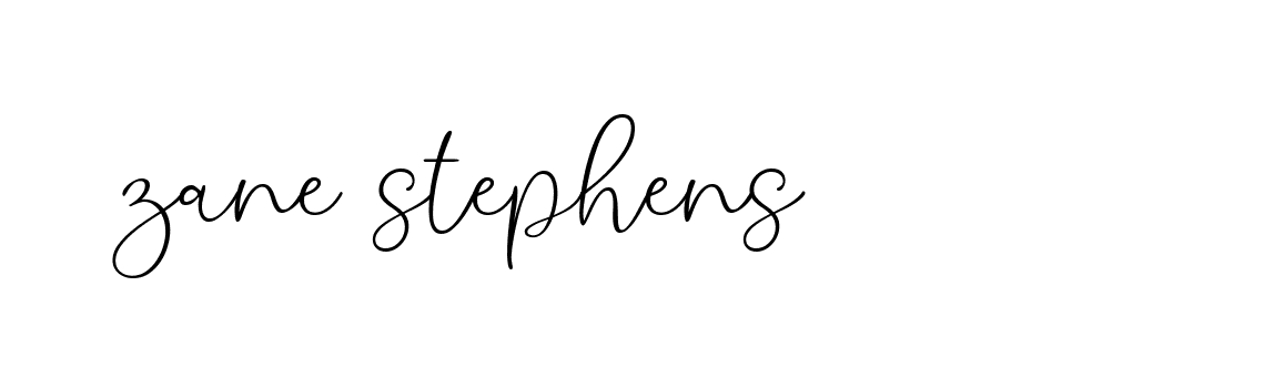 Signature of zane-stephens-