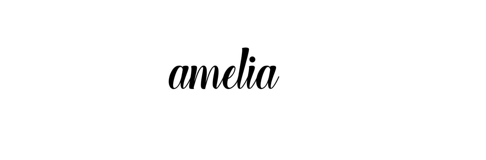 Signature of -----------amelia