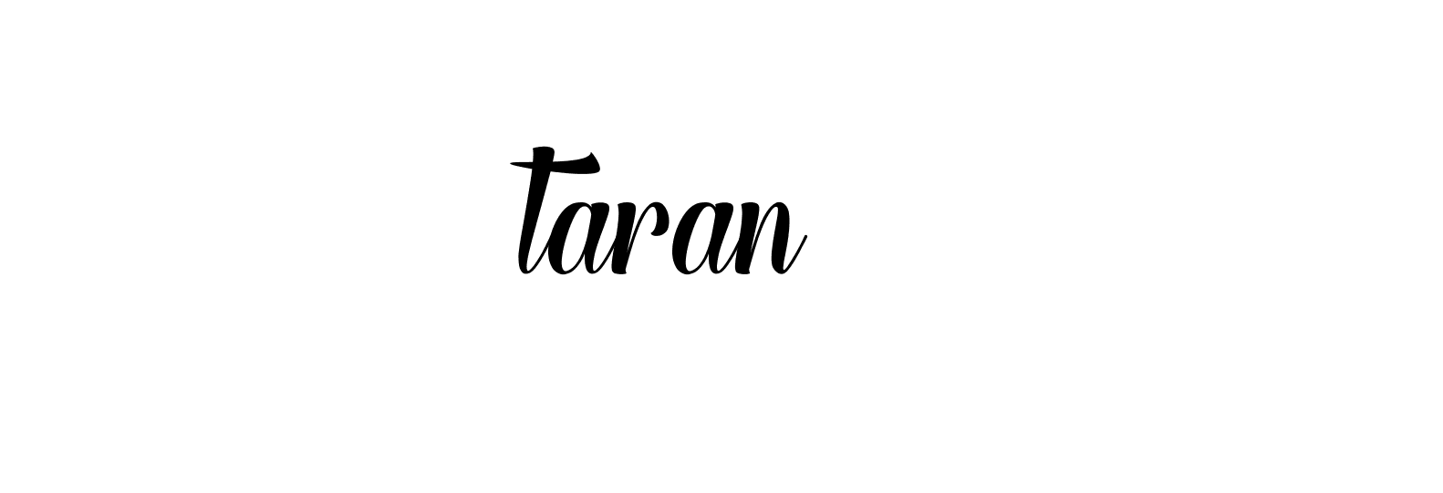 Signature of -----------taran