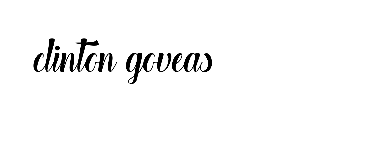 Signature of -clinton-goveas