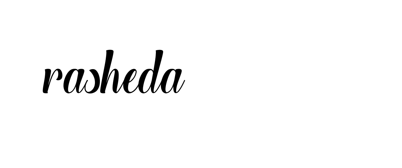 Signature of -rasheda