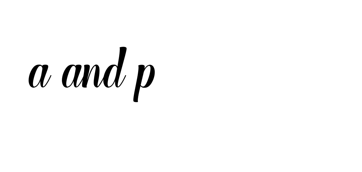 Signature of a-and-p