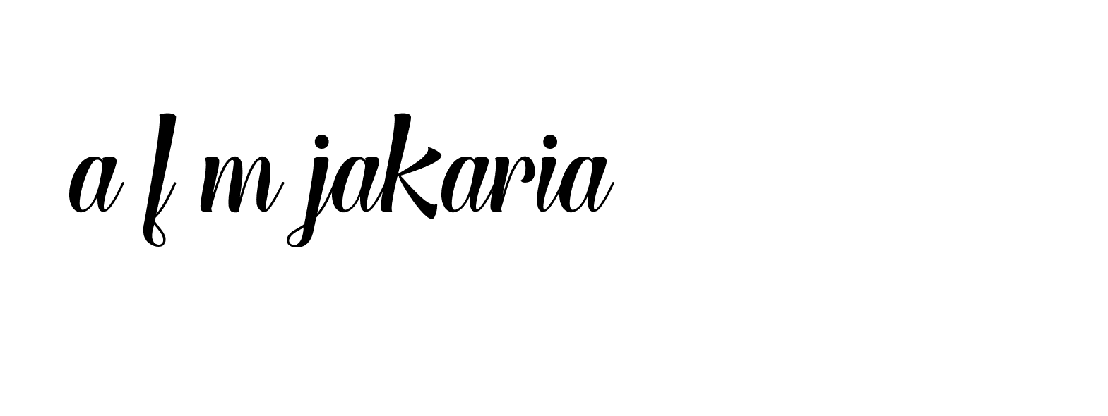 Signature of a-f-m-jakaria