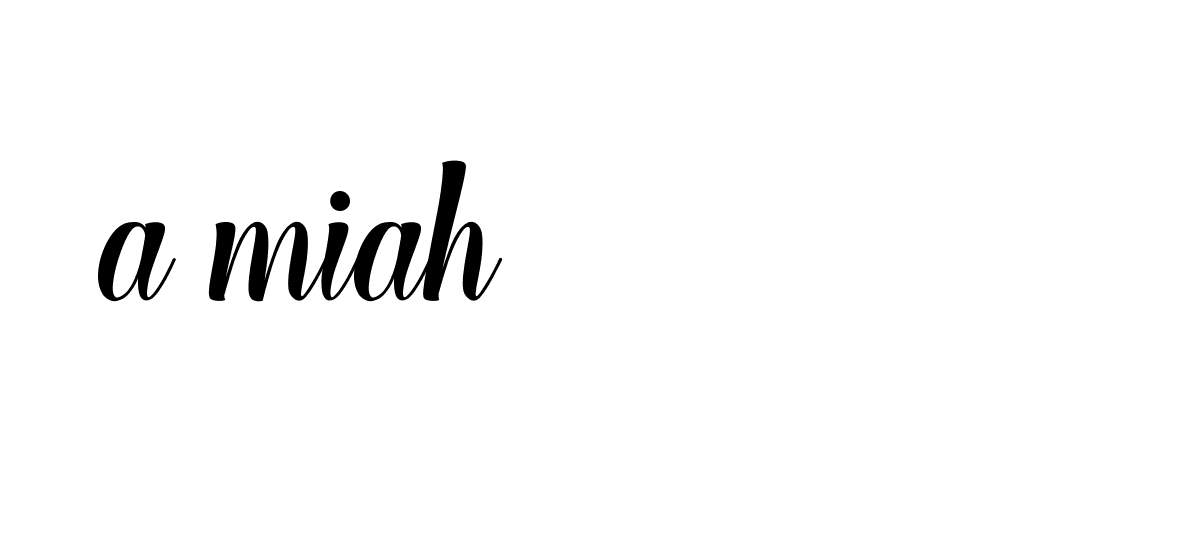 Signature of a-miah