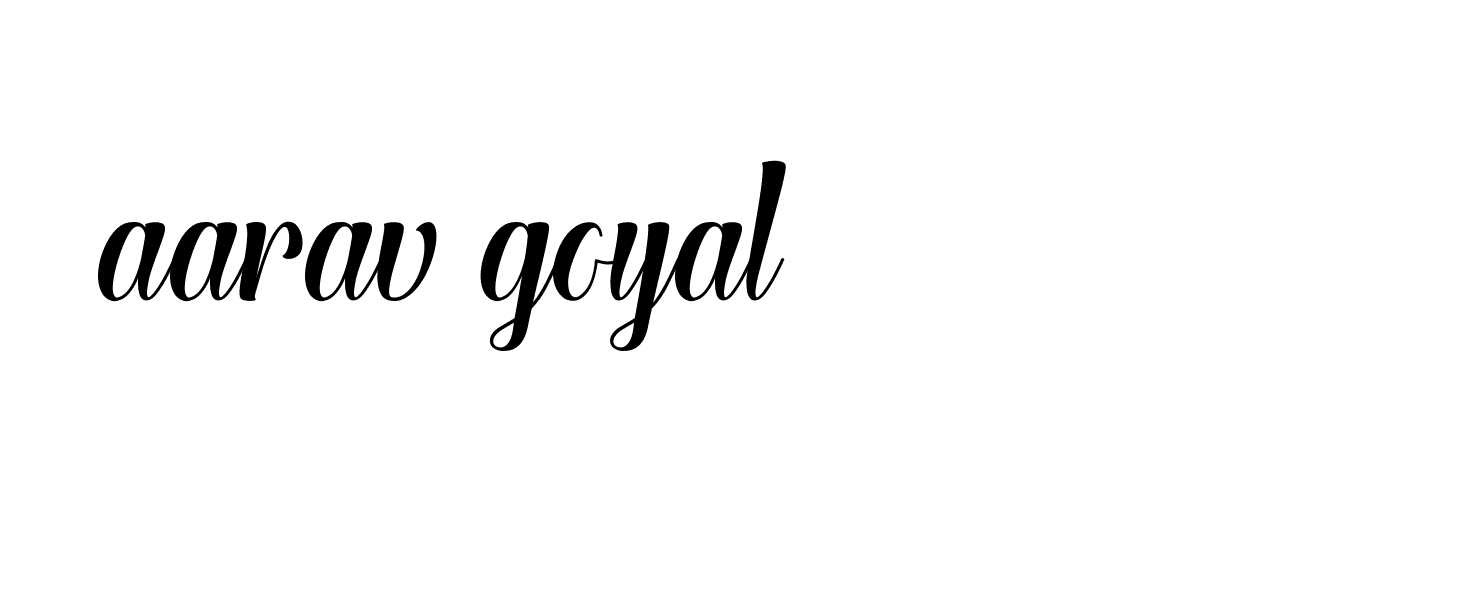 Signature of aarav-goyal