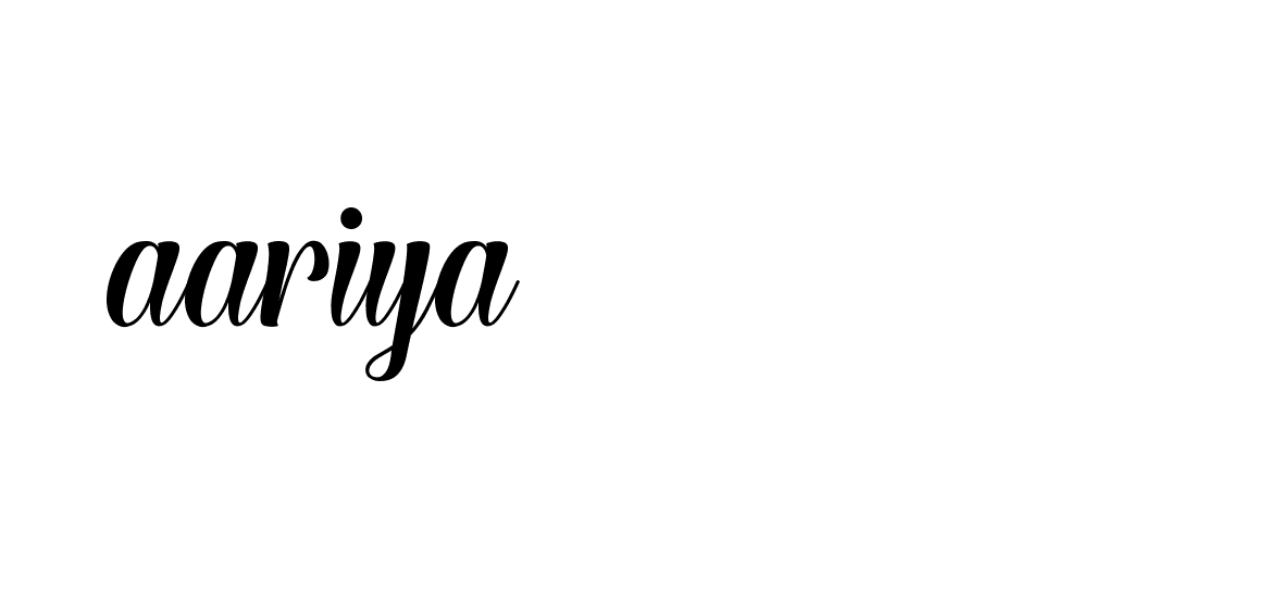 Signature of aariya