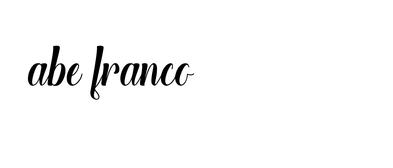 Signature of abe-franco