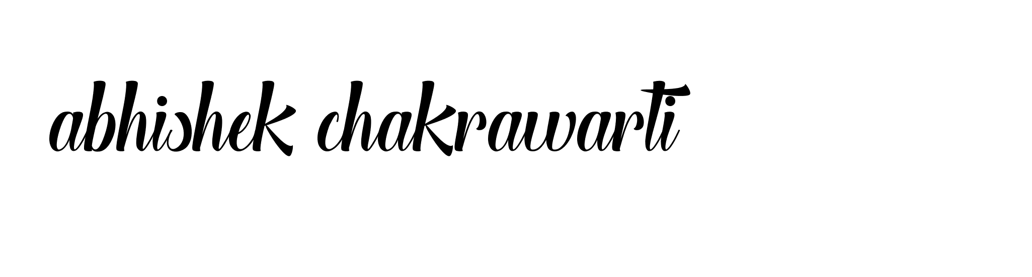 Signature of abhishek-chakrawarti