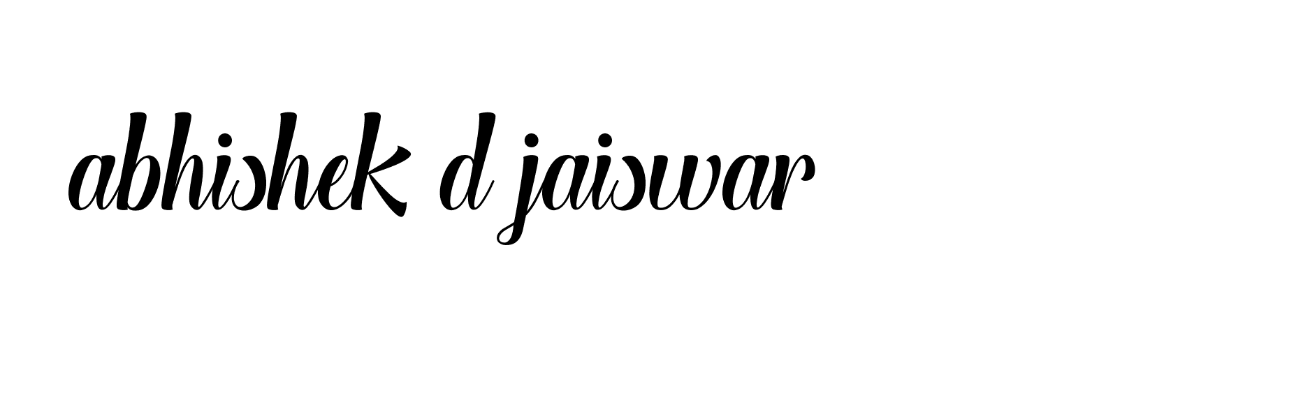 Signature of abhishek-d-jaiswar