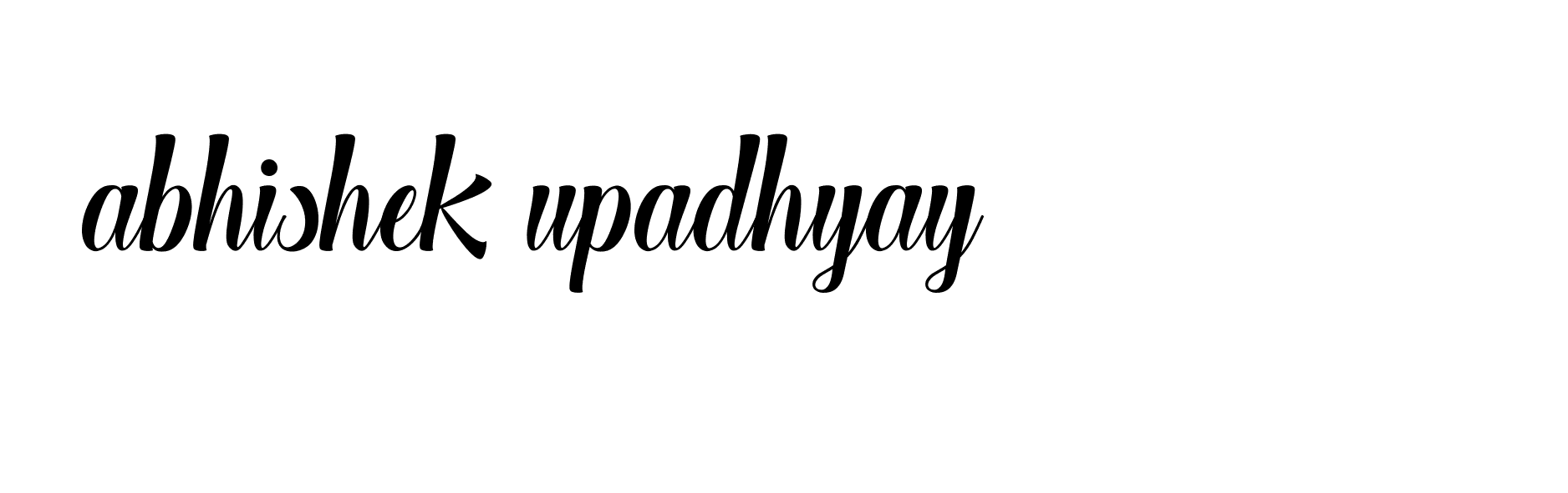 Signature of abhishek-upadhyay