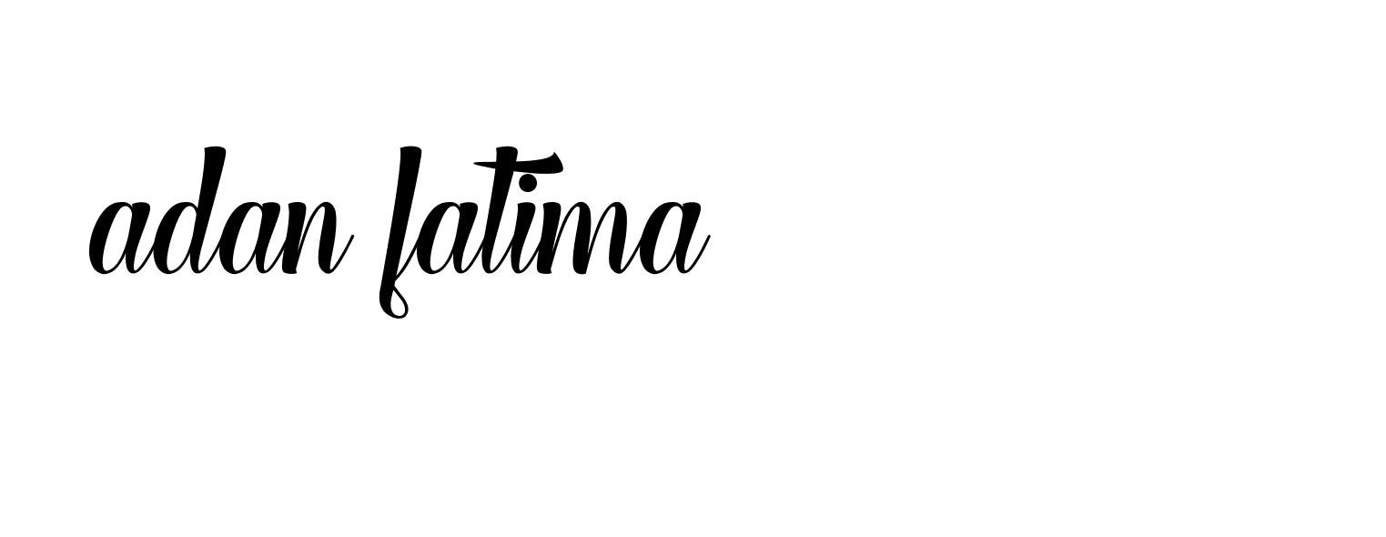 Signature of adan-fatima-