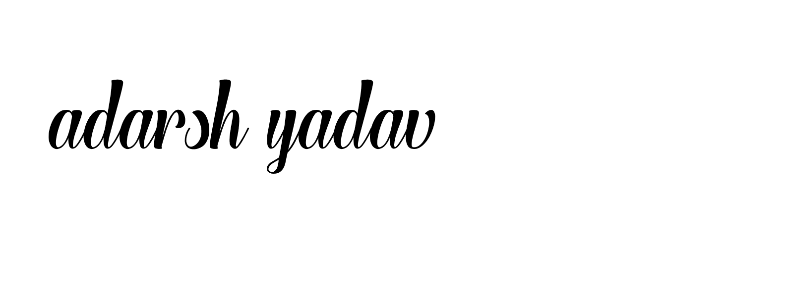 Signature of adarsh-yadav