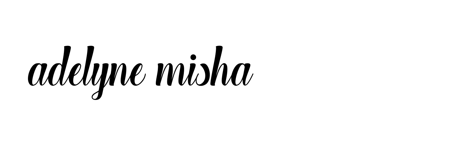 Signature of adelyne-misha