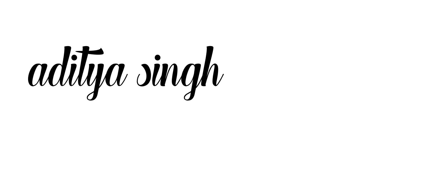 Signature of aditya-singh