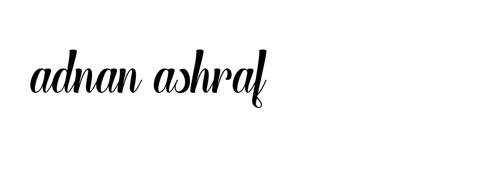 Signature of adnan-ashraf