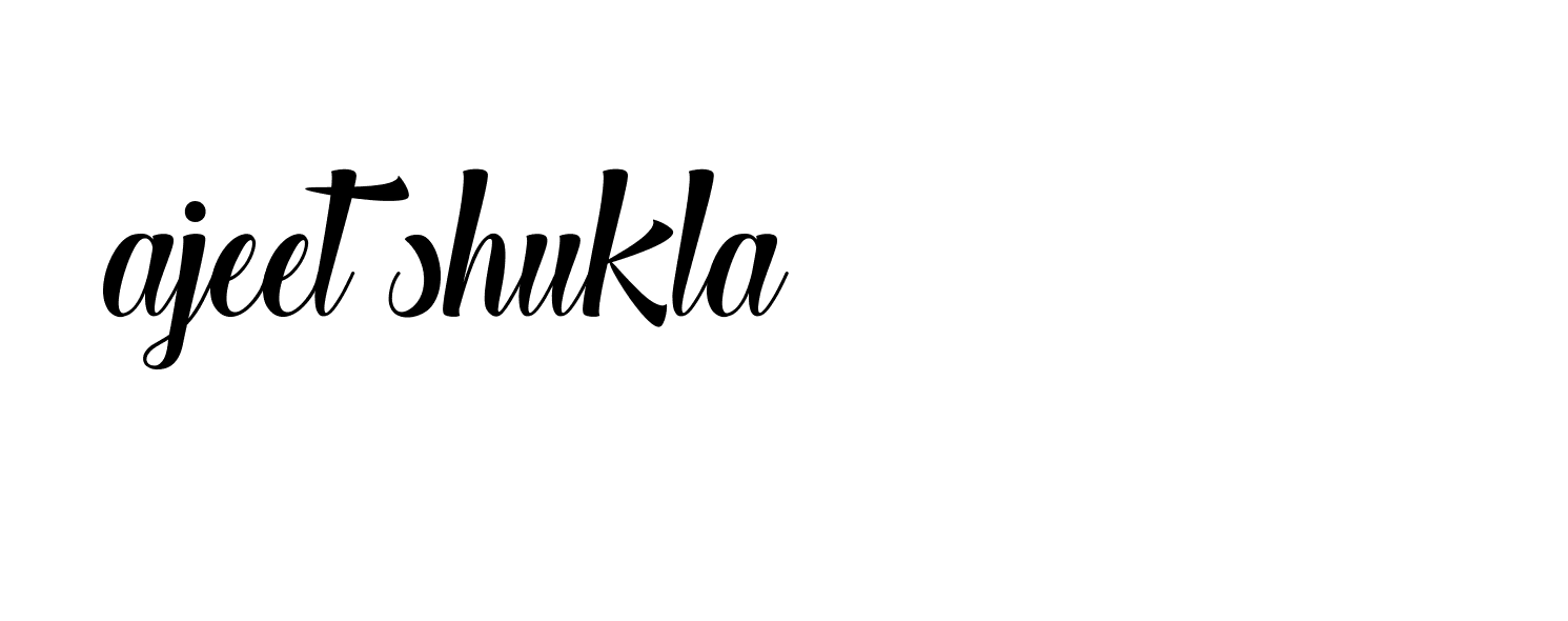 Signature of ajeet-shukla-