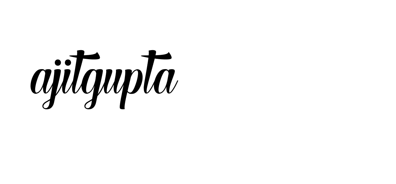 Signature of ajitgupta