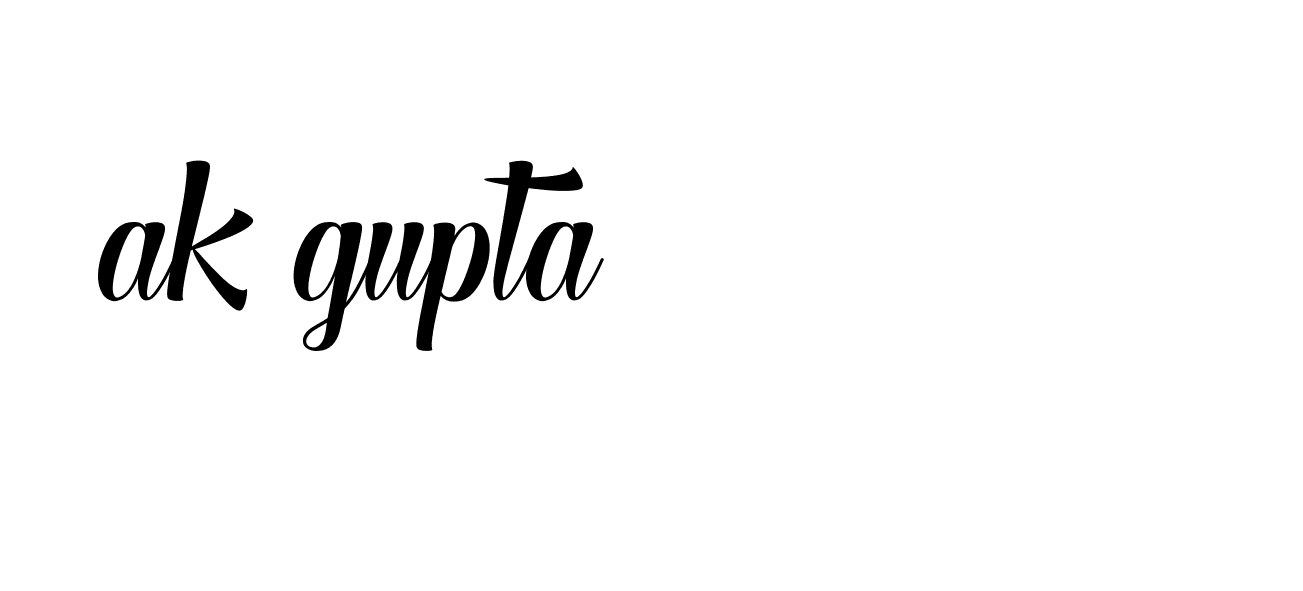 Signature of ak-gupta