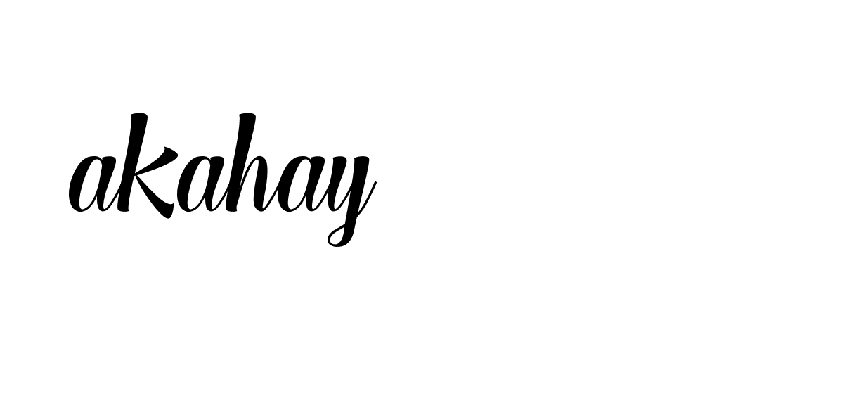 Signature of akahay