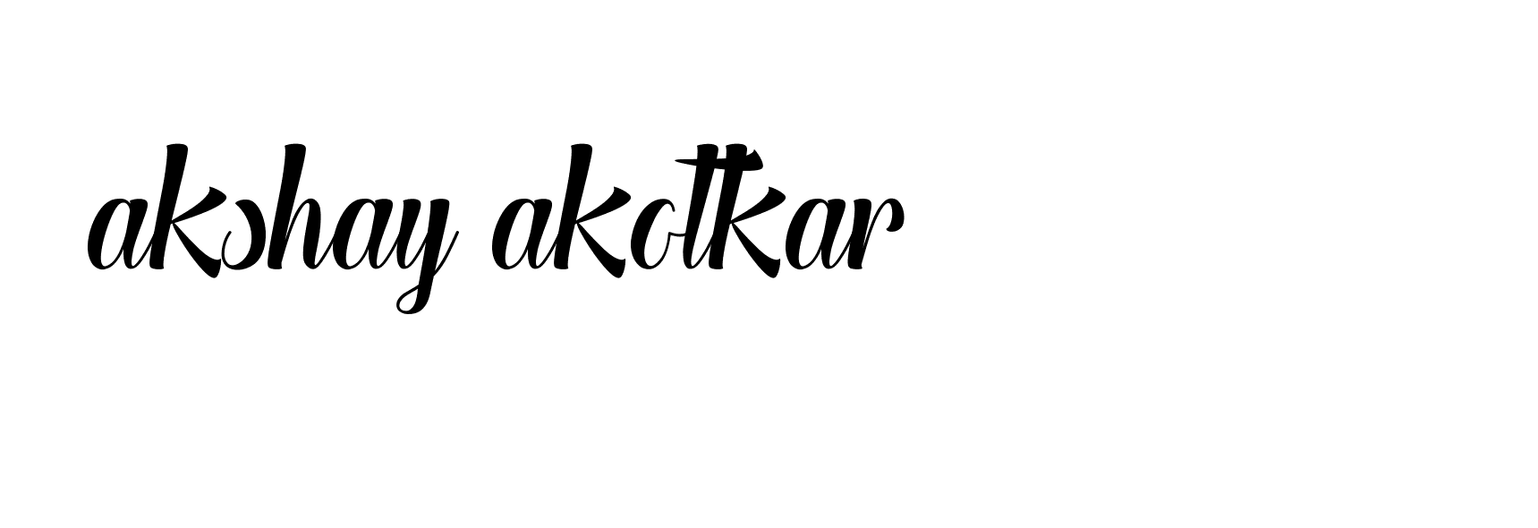 Signature of akshay-akotkar