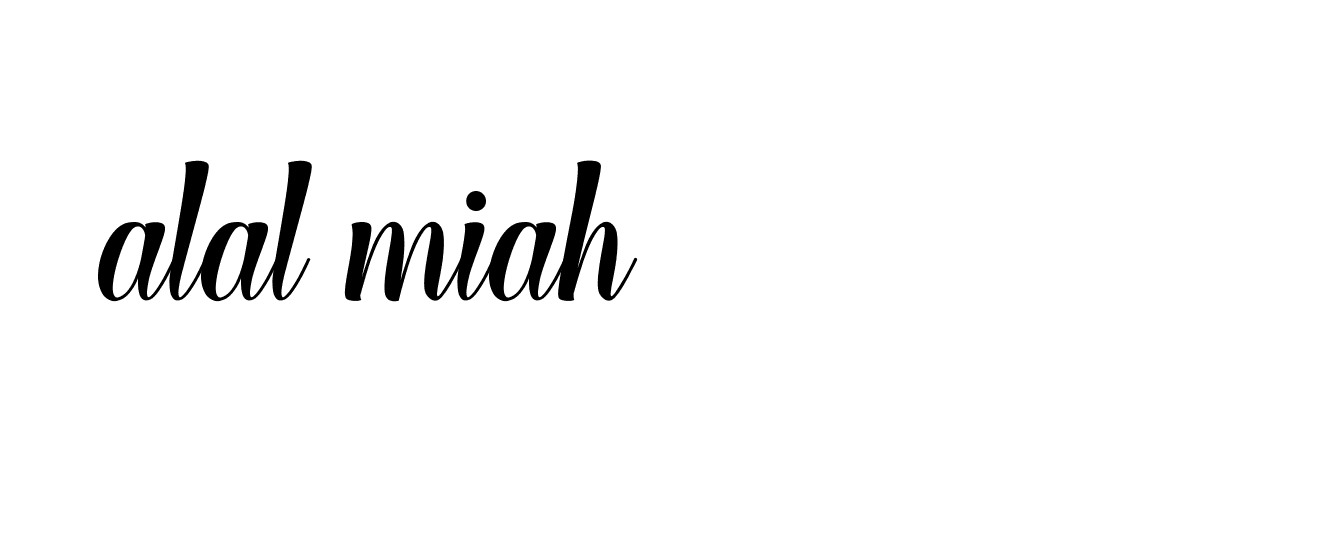 Signature of alal-miah