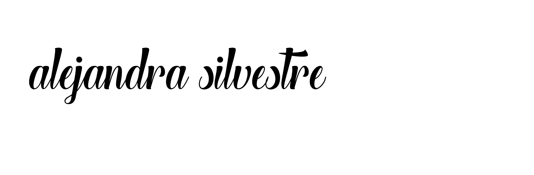 Signature of alejandra-silvestre